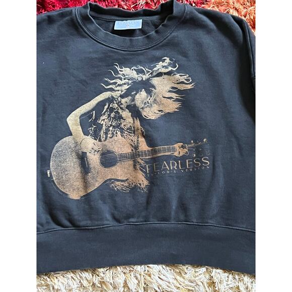 Taylor Swift Sweatshirt, Fearless Taylor's Version cropped Small - Picture 3 of 4